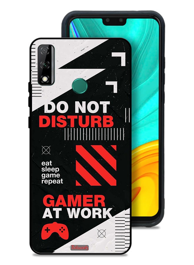 Huawei Y8s Protective Case Cover Do Not Disturb Gamer At Work