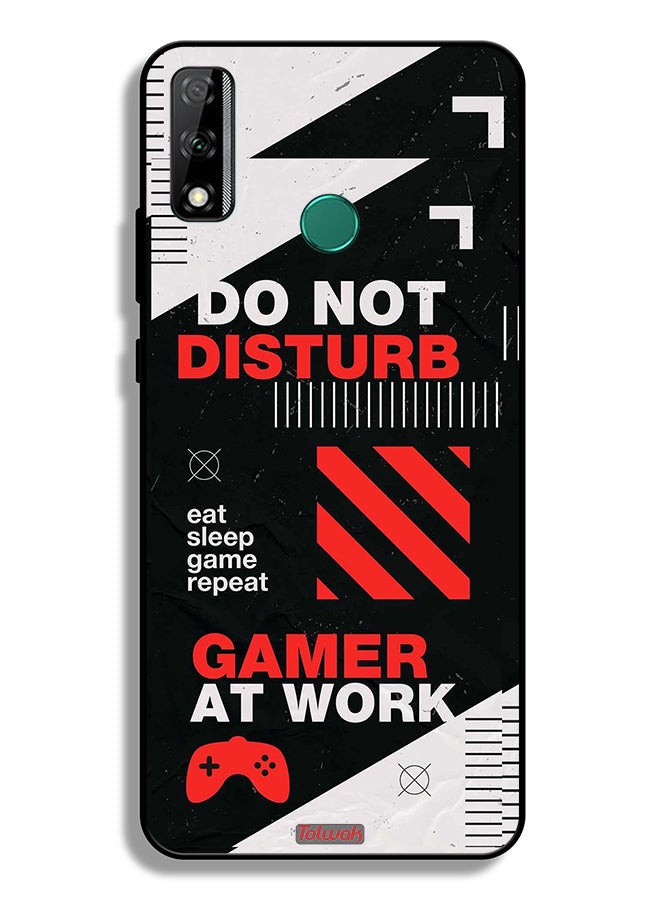 Huawei Y8s Protective Case Cover Do Not Disturb Gamer At Work