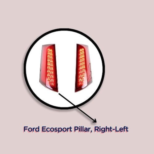TRENDWALA Car Rear Back Pillar LED Brake Light with Wiring, Compatible with Ford Ecosport Type-2 Model - Image 4