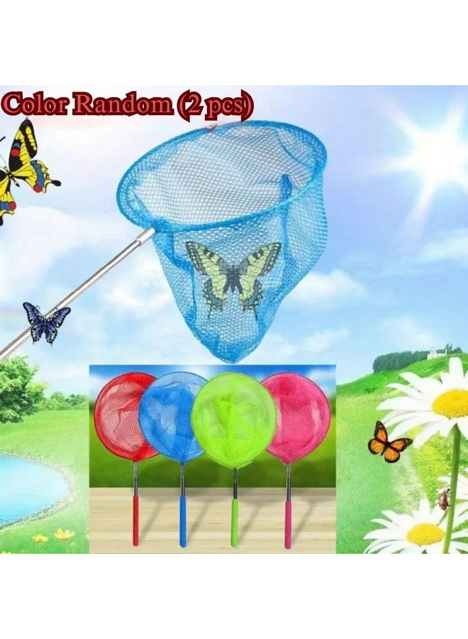 VAYINATO (2 Pcs) Stainless Steel Extendable Net (37Cm To 85Cm) Portable & Durable | Perfect For Catching Butterflies, Fish, Shrimp, Insects And More By Petzlifeworld - Image 4
