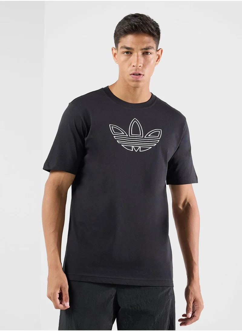 اديداس اوريجينالز Outlined Trefoil T-Shirt