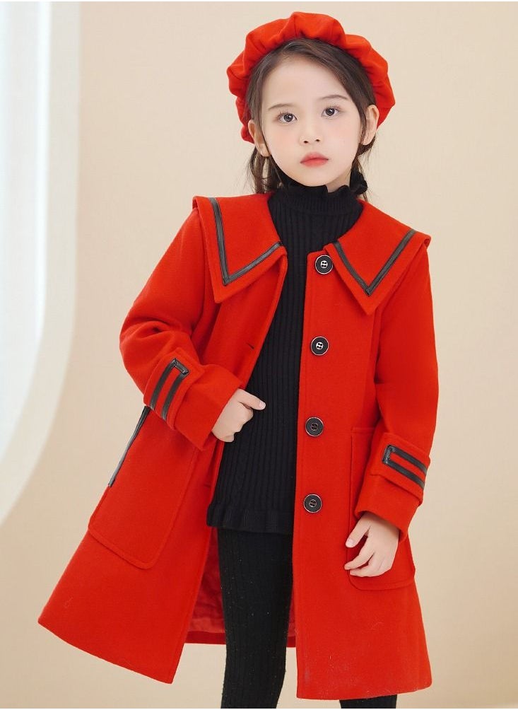 Generic Autumn And Winter Children's Coat Red  - Image 1