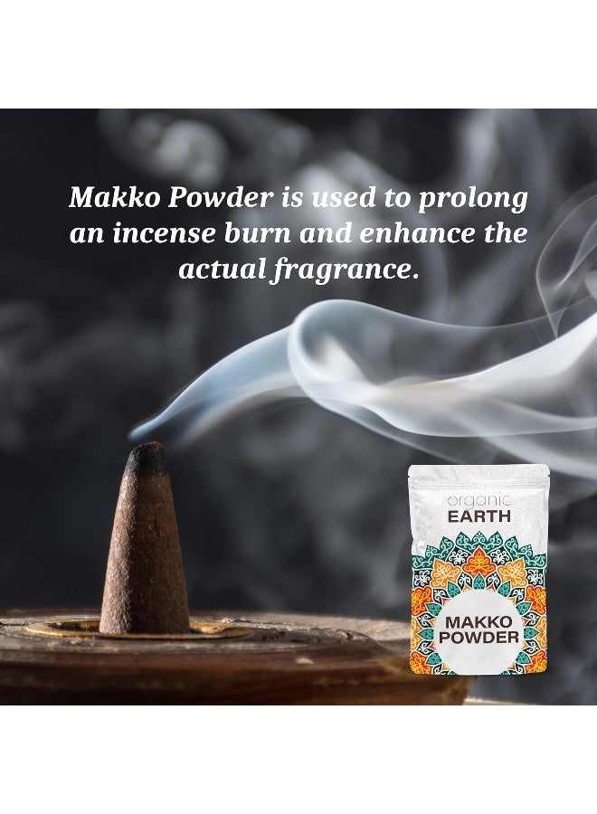 Organic Earth مسحوق ماكو العضوي - بخور عالي الجودة لصنع الأقماع والبخور الحلزوني هدية DIY (4 أونصة) - Image 4