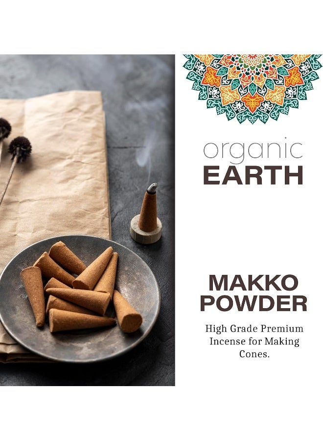 Organic Earth مسحوق ماكو العضوي - بخور عالي الجودة لصنع الأقماع والبخور الحلزوني هدية DIY (4 أونصة) - Image 5