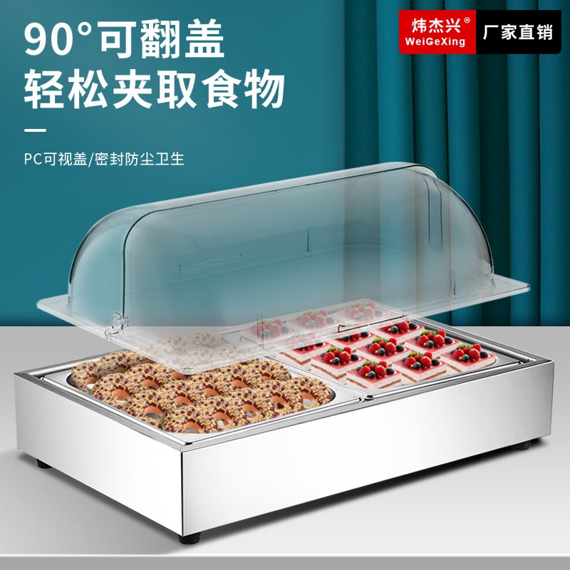 Cold Dish And Marinated Food Warming And Cooling Basin, Sushi And Pastry Display Stand, Cold Meal Dessert Display Table, Cooked Food Fruit Tray, Chilled Food Display - Image 3