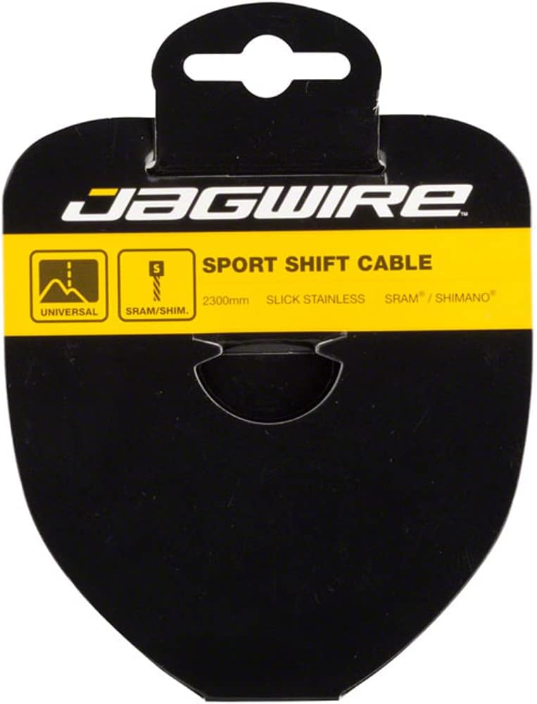 Jagwire Sport Slick Galvanized Universal Bicycle Shifter Cable - 2300mm for SRAM and Shimano - Image 1