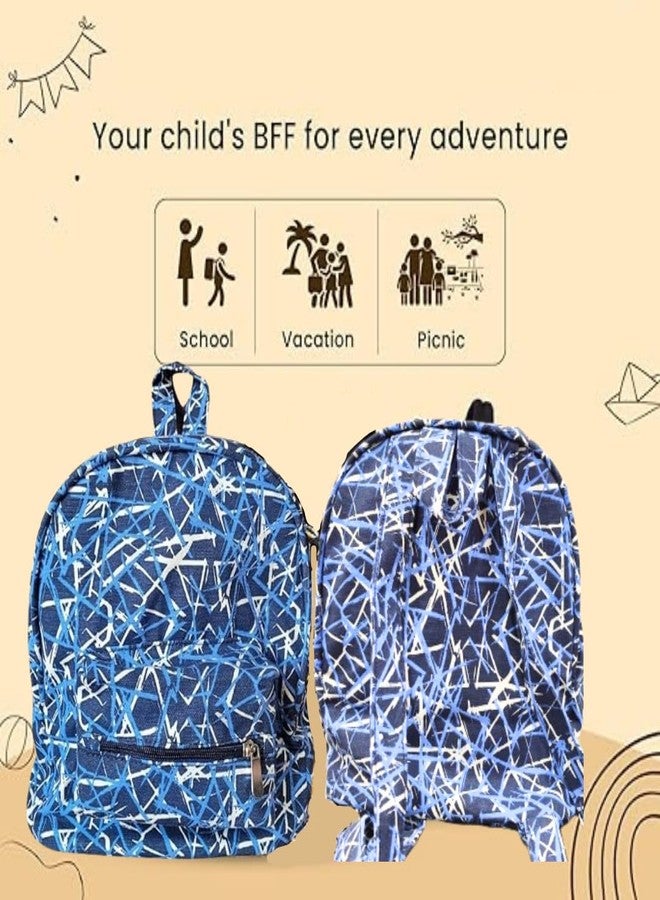 earthsave Kids Cotton Backpack for Preschool, Nursery, Kindergarten, School, Tuition, Picnic, Travelling Backpack for Boys & Girls | Octopus Print (Stoke) - Image 2
