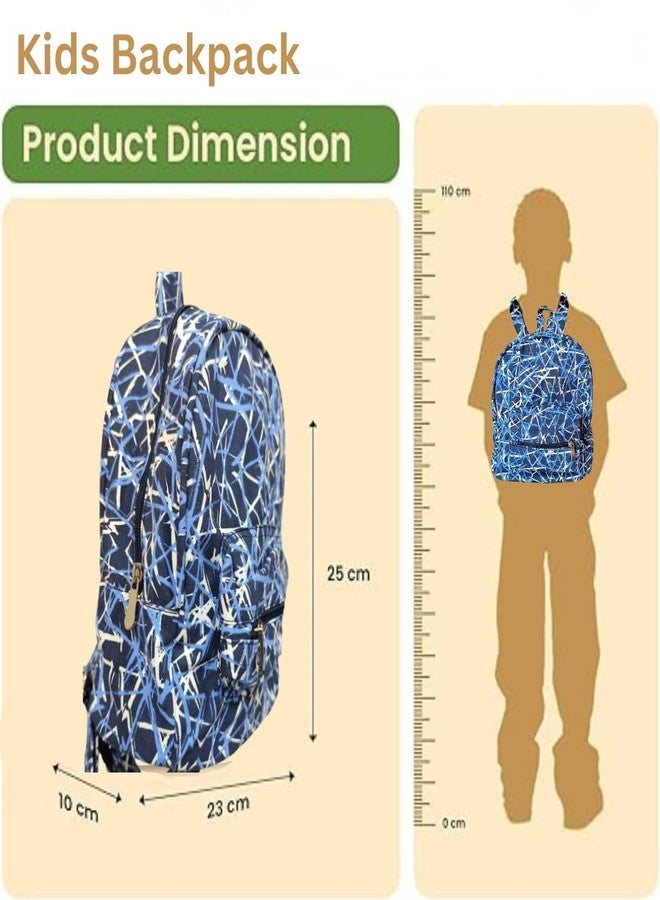 earthsave Kids Cotton Backpack for Preschool, Nursery, Kindergarten, School, Tuition, Picnic, Travelling Backpack for Boys & Girls | Octopus Print (Stoke) - Image 3