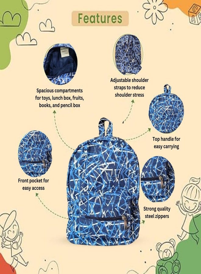 earthsave Kids Cotton Backpack for Preschool, Nursery, Kindergarten, School, Tuition, Picnic, Travelling Backpack for Boys & Girls | Octopus Print (Stoke) - Image 5