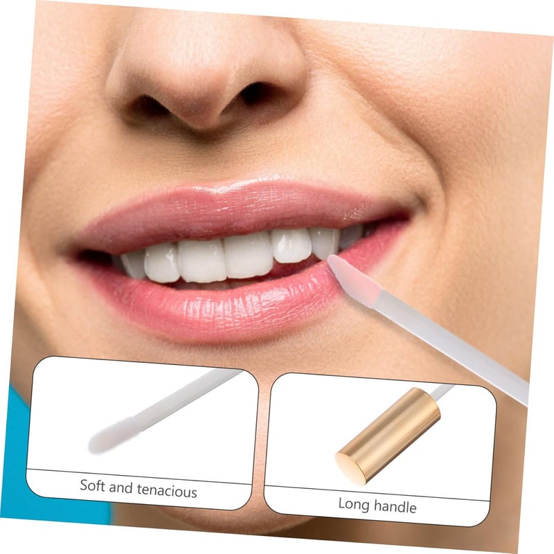 Healeved 10pcs Lip Gloss Tubes with Gold Wave Design Empty Lipstick Containers for Lip Balm and Mascara Durable Subpackage Bottles - Image 5