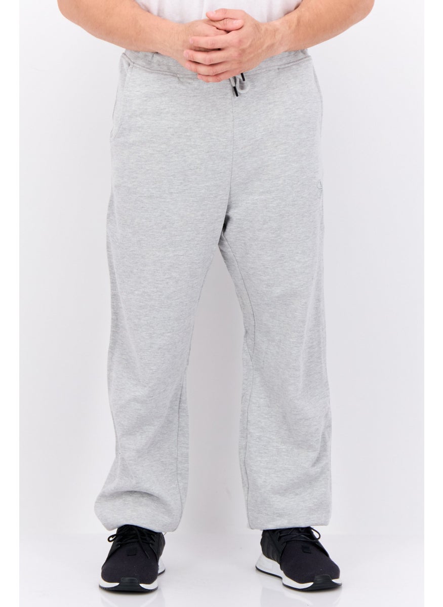 CROSSHATCH Men Sportswear Fit Outdoor Sweatpants, Heather Grey  - Image 1