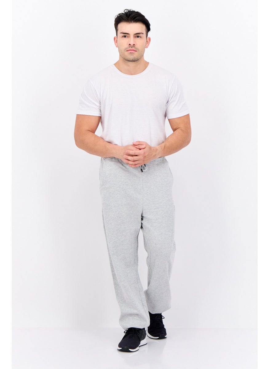 CROSSHATCH Men Sportswear Fit Outdoor Sweatpants, Heather Grey  - Image 4