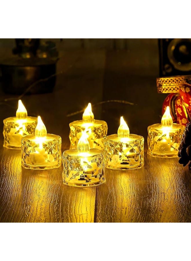 12 pieces - Flameless and Smokeless Decorative Candles - Image 1