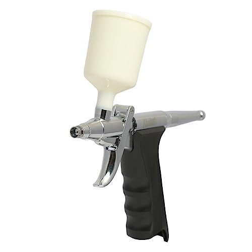 KHAITAN Air Brush K-30 For Statue Painting, Tattoo & Bakery Use Hand Powered With 20 & 40Ml Cup,Silver - Image 2