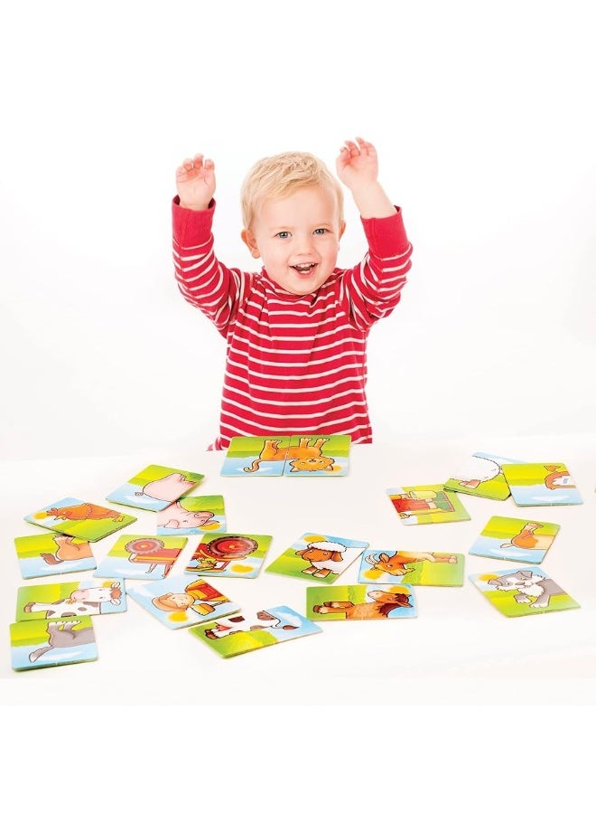 Orchard Toys Moose, Farmyard Heads & Tails Game. A First Matching Activity That develops into a Fun Game. 24 Chunky Cards. Age 18 Months+. 1-4 Players - Image 3