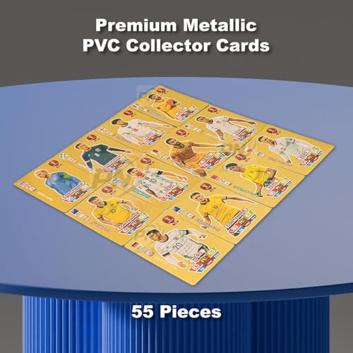 PN AVAN Football Card Set Waterproof Plastic Car 4 Colour Golden 55. Silver 55. Black 55. Rainbow 55 (220pca Set) - Image 4