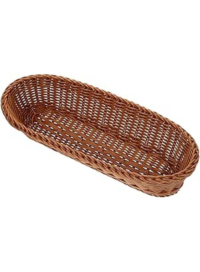 Woven Storage Basket Organizer For Fruit Bread And Vegetables 36x14 5x7 5cm - Image 1