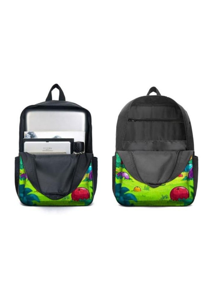 Cartoon three-piece schoolbag with front pocket - 406  - Image 4