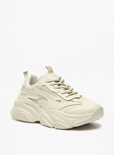 فلورا بيلا من شو إكسبرس Women's Panelled Sneakers with Lace-Up Closure