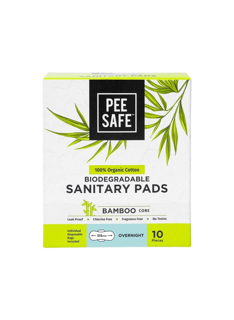 PEE SAFE Organic Cotton Sanitary Pads 10 Pcs - Image 1