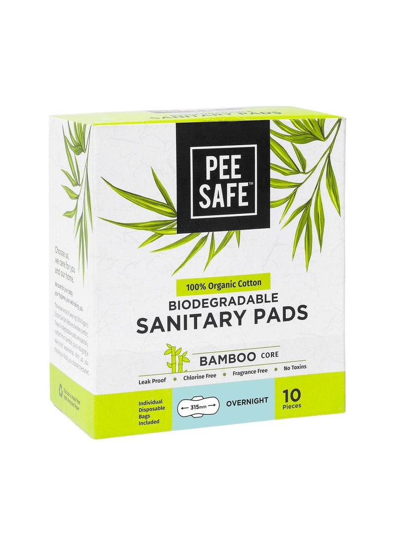 PEE SAFE Organic Cotton Sanitary Pads 10 Pcs - Image 3