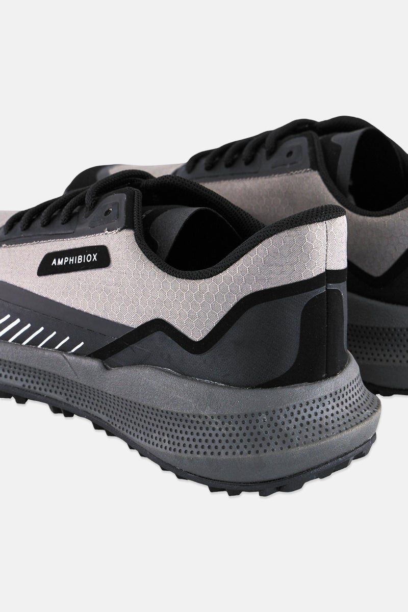 GEOX Men U PG1X ABX A Lace Up Casual Shoes, Grey - Image 2