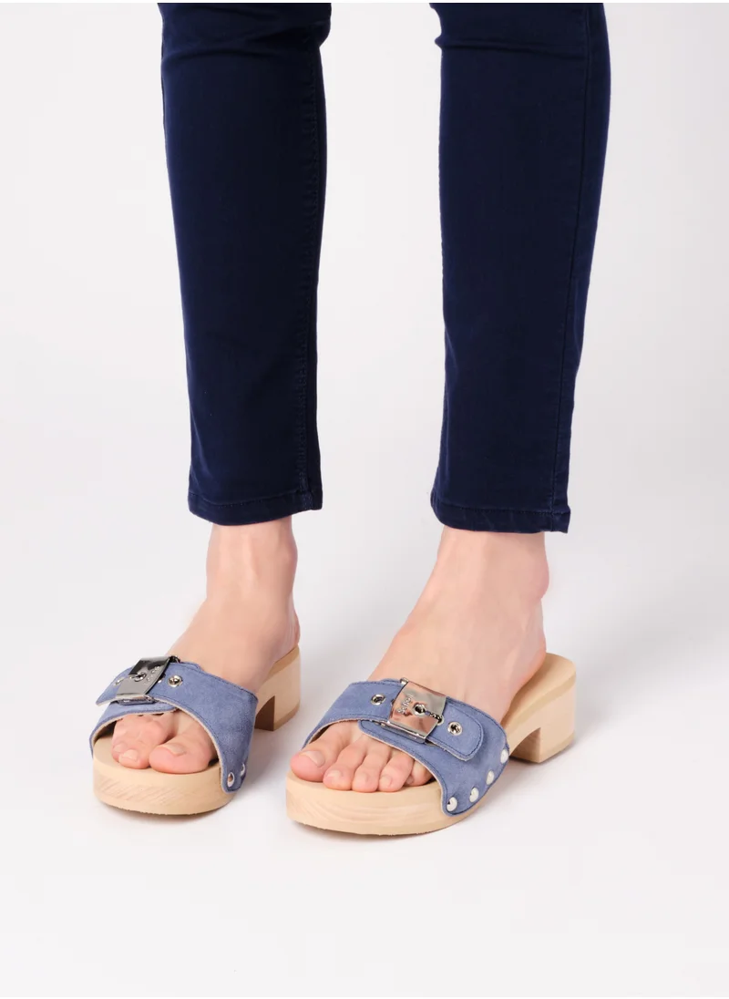شول MULES GLACIAL BLUE PESCURA JANE