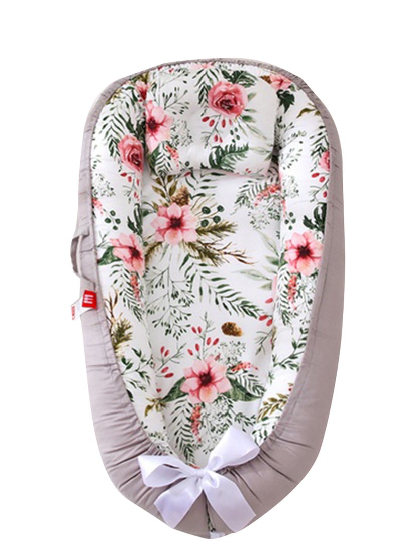 Baby Life Baby Nest 100% Organic Breathable Baby Portable Crib  - Image 1
