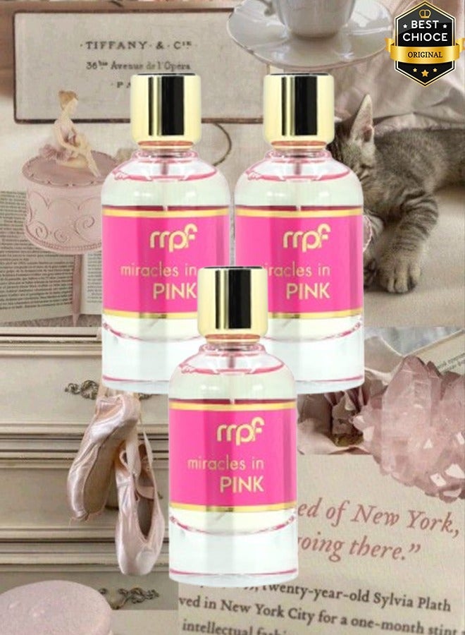 mpf 3 Pieces Miracles In Pink Perfume 100ml EDP - Image 1