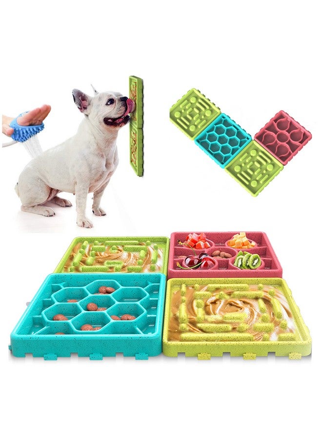 ANYPET Any Pet  Slow Feeding Mat, Tray, Slow Feeder Dog Bowls, Food Mat For Dog, Dog Lick Pad Anxiety Relief Feeding Mat With Suction - Image 1