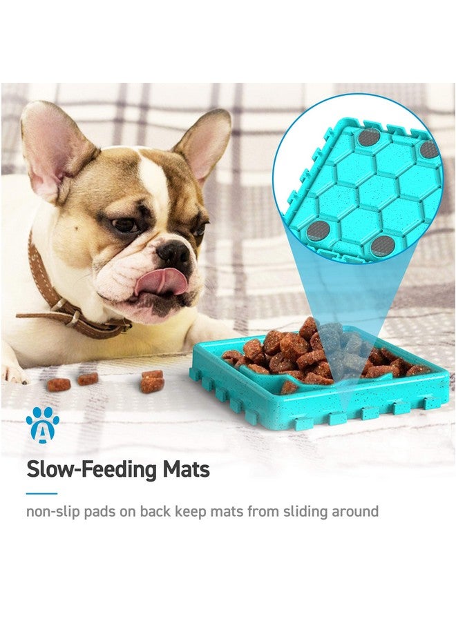 ANYPET Any Pet  Slow Feeding Mat, Tray, Slow Feeder Dog Bowls, Food Mat For Dog, Dog Lick Pad Anxiety Relief Feeding Mat With Suction - Image 3