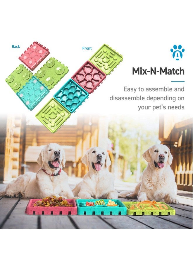 ANYPET Any Pet  Slow Feeding Mat, Tray, Slow Feeder Dog Bowls, Food Mat For Dog, Dog Lick Pad Anxiety Relief Feeding Mat With Suction - Image 5