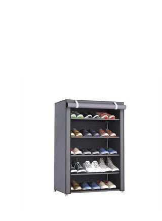 Fabric Shoe Rack 6 Layers Gray - pzsku/ZA68FA3C6B97F45009A84Z/45/_/1638853909/19f330bf-5ef5-4d65-885c-6f08ee96896a