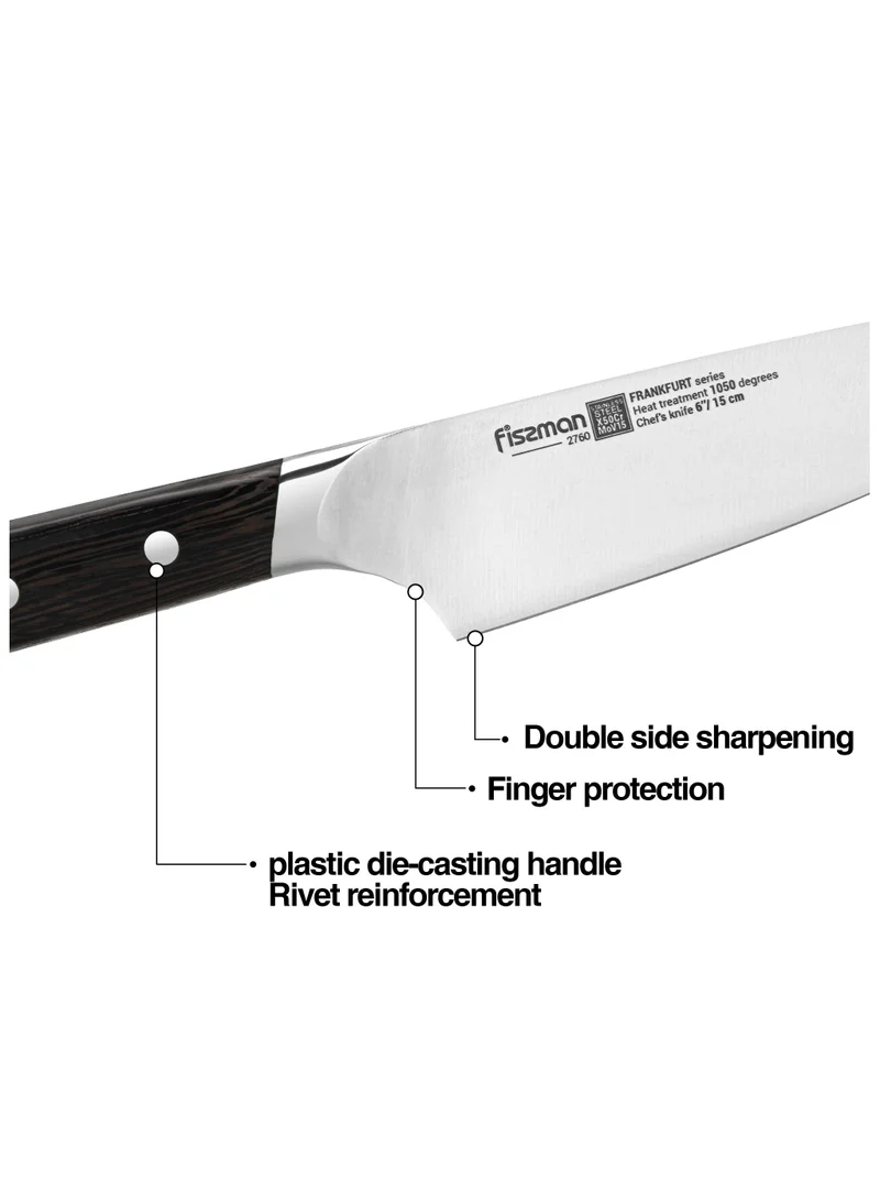Fissman  6'' Chef's Knife FrankFurt Series, with Sturdy And Elegant Handle  | Best Price UAE