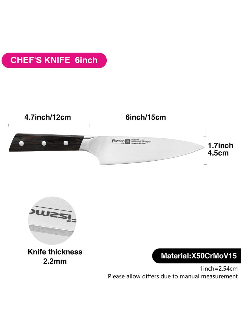 Fissman 6'' Chef's Knife FrankFurt Series, with Sturdy And Elegant Handle  - Image 5