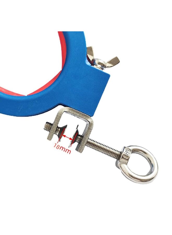 LAMAY 2pcs Blue Cable Wire Threading Tool Cable Tray Roller Threading Wire Pulling Pulley - Image 2