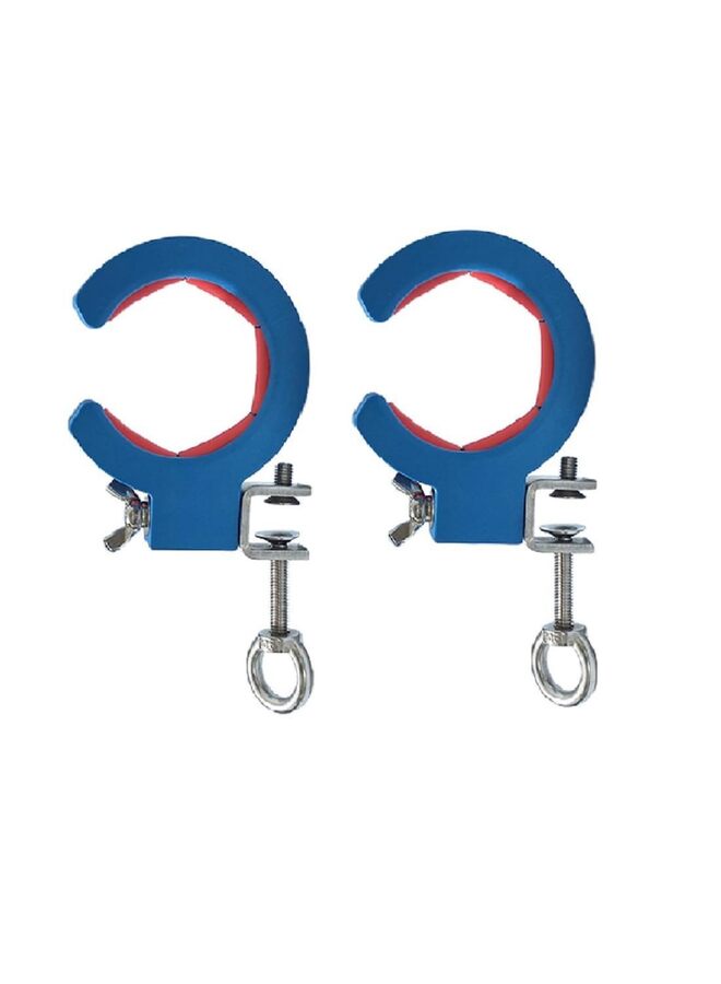 LAMAY 2pcs Blue Cable Wire Threading Tool Cable Tray Roller Threading Wire Pulling Pulley - Image 1
