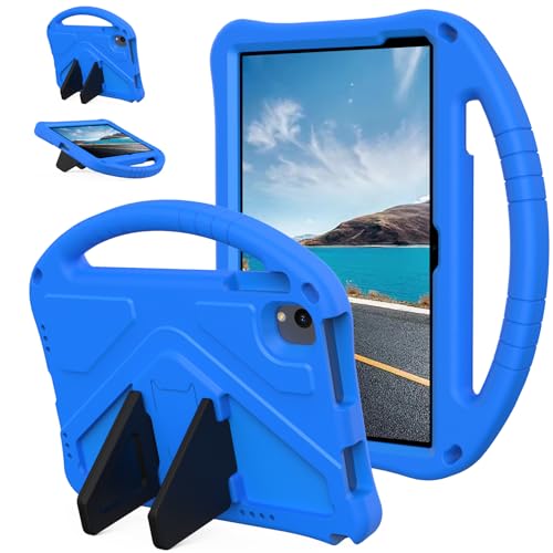 YRH for Urao C107 10.1 inch Tablet Case 2024, Kids EVA Shockproof Cover with Handle Kickstand for Urao Android Tablet 10.1'' (Blue) - Image 1