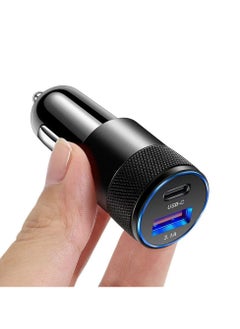 New aluminum alloy PD/USB car charger Super fast charging socket Stable charging Exquisite appearance - pzsku/ZA68FC4266D1E37F9C32EZ/45/_/1740972774/f18d8a64-ab4e-48ab-926d-999d7be1a9fa