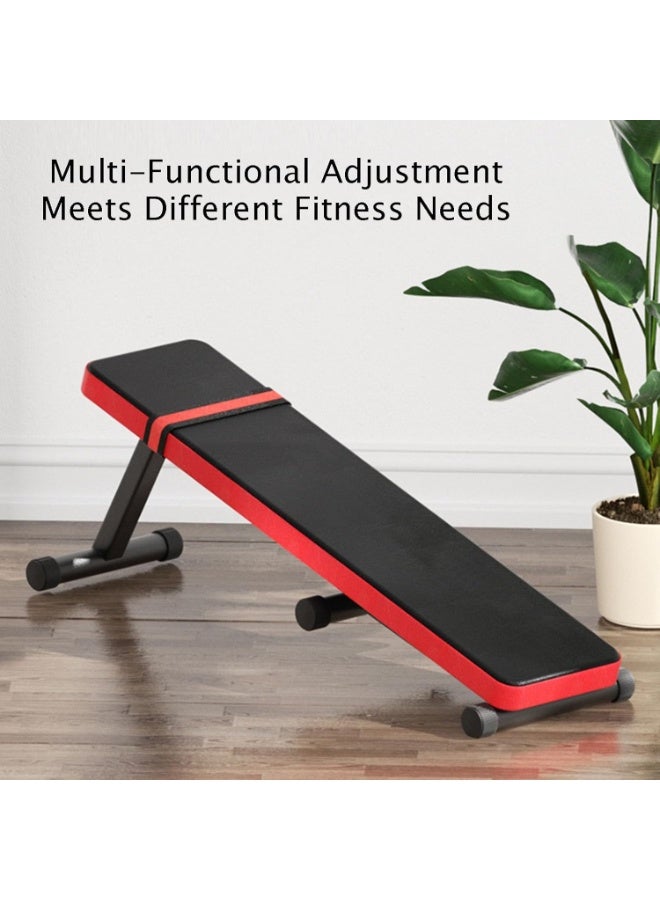 WALALLA Gym Quality Foldable Flat Bench For Multi-Purpose Weight Training And Ab Exercises , Foldable Flat Weight Bench Easy Assembly For Strength Training Bench Press - Image 5