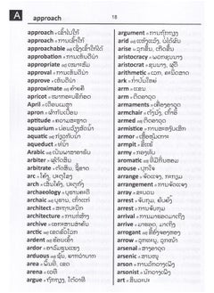 English-Lao & Lao-English Word-to-Word Dictionary  - Image 1