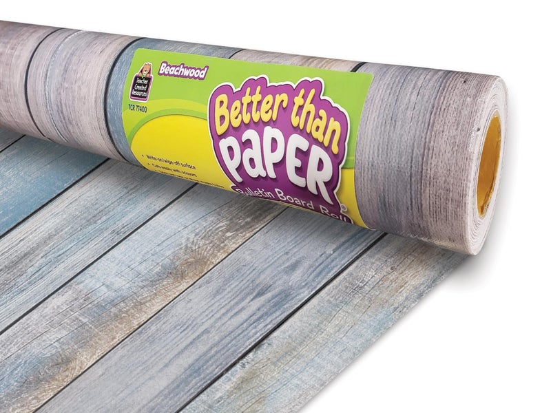 Teacher Created Resources Beachwood Better Than PaperÂ® Bulletin Board Roll (TCR77400) - Image 1