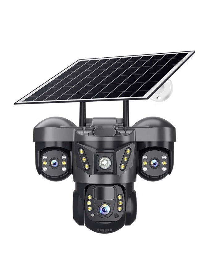 ELTRAZONE 6MP Triple-Lens Solar-Powered 4G Outdoor Security Camera with AI Human Detection, Two-Way Audio, PTZ Pan-Tilt, Night Vision, IP66 Waterproof, Cloud & SD Storage - Image 5