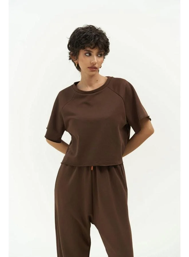 MAI STUDIOS CO.  Vero Coffee Crop Tracksuit for Women | Best Price UAE