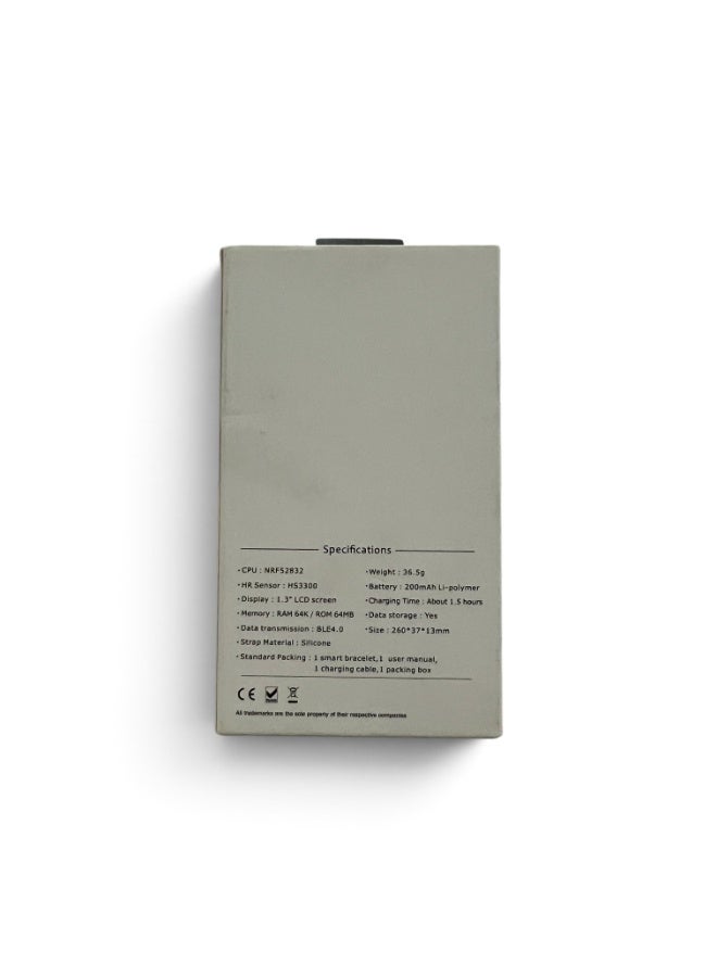 ساعة رياضية ذكية بشاشة LCD مقاس 1.3 بوصة وحزام سيليكون - Image 2