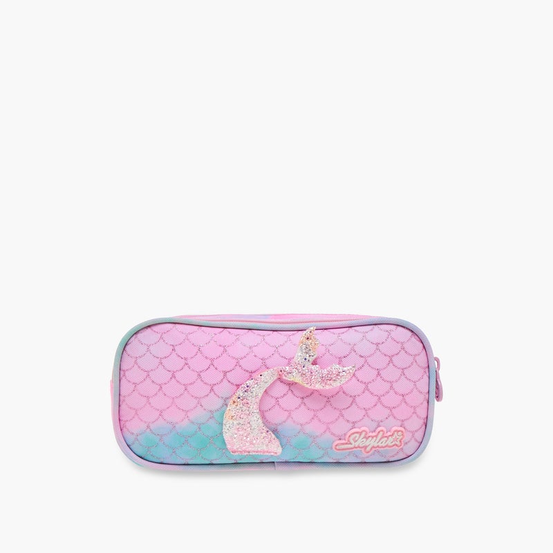 Skylar Mermaid Print Pencil Pouch for Girls - Image 1