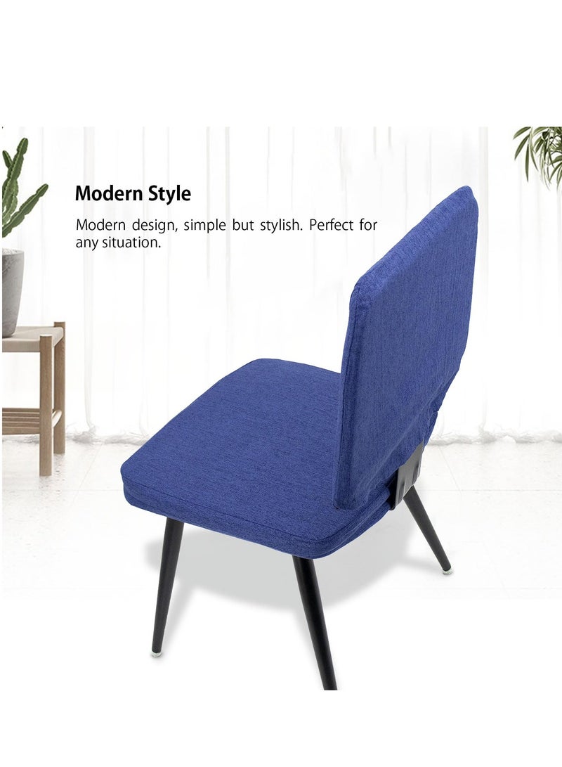 Bonita 2 Chairs Set Of Dining Side Chair With Washable PU Cushion Seat Back And Strong Non Slip Metallic Legs For Kitchen Dining Room Side Chair Living Room Chair  - Image 5