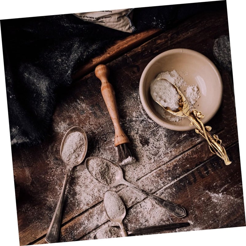 VOSAREA Copper Tea Spoon Leaf Tea Spoon Loose Matcha Scoop Metal Mini Ice Scoop Mini s Salt for Home Kitchen or Restaurant - Image 4