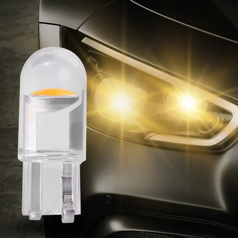 T10 LED Crystal Bulb Car Illumination Integrated Lights 7 Color Wedge License Plate Light Dome Indicator Light Reading Light - Image 3