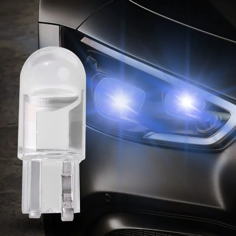 T10 LED Crystal Bulb Car Illumination Integrated Lights 7 Color Wedge License Plate Light Dome Indicator Light Reading Light - Image 4